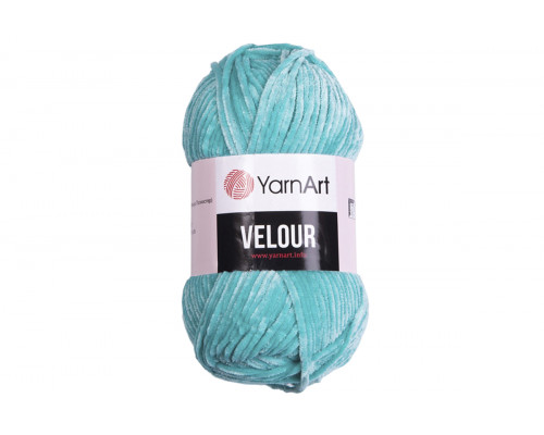Пряжа YarnArt Velour – цвет 864 бирюзовый