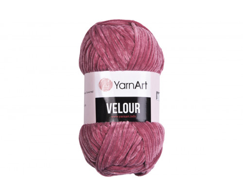 Пряжа YarnArt Velour – цвет  868 брусника