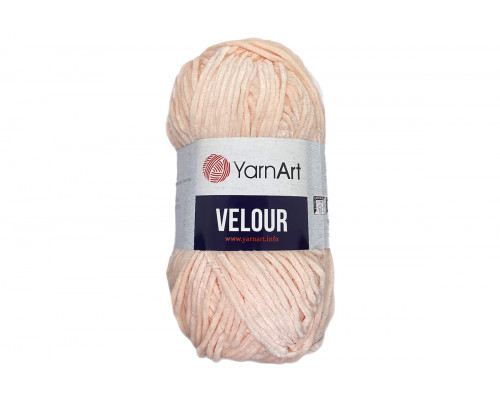 Пряжа YarnArt Velour – цвет  869 светлый персик