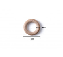 Деревянное кольцо/грызунок 40 мм бук