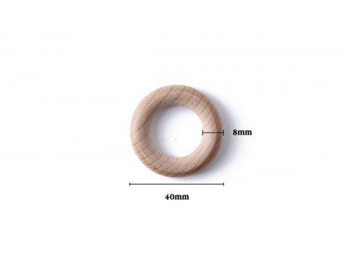 Деревянное кольцо/грызунок 40 мм бук