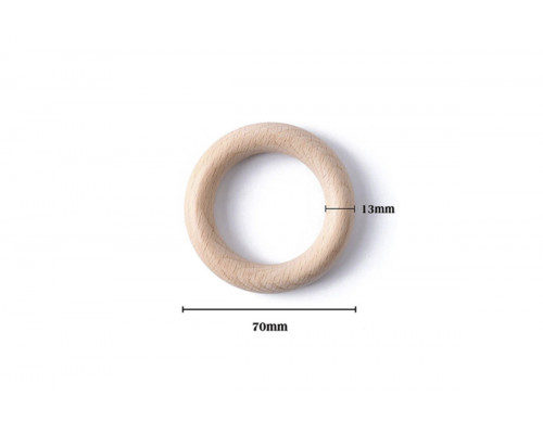 Деревянное кольцо/грызунок 70 мм бук