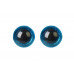Глаза винтовые 16 мм голубые Блестки (пара)