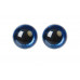 Глаза винтовые 18 мм синие Блестки (пара)