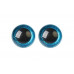 Глаза винтовые 26 мм голубые Блестки (пара)