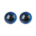 Глаза винтовые 30 мм голубые Блестки (пара)