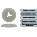 Носик винтовой 16x12 мм черный треугольный пластиковый LineLand