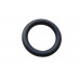 Силиконовое кольцо/грызунок 65 мм черное