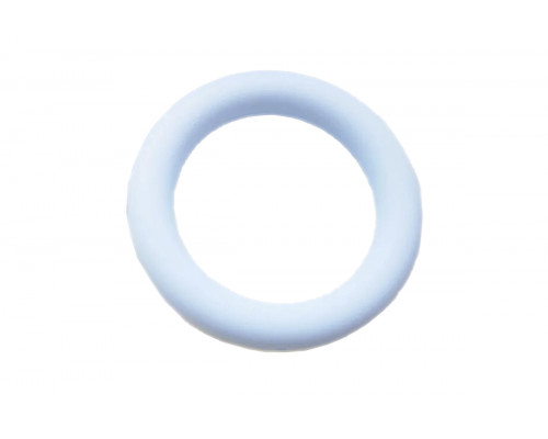 Силиконовое кольцо/грызунок 65 мм светло-голубое