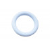 Силиконовое кольцо/грызунок 65 мм светло-голубое