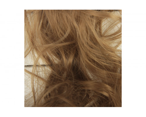 Волосы-трессы кудри длина 40 см, ширина 50 см, цвет темно-бежевый блонд 18Т