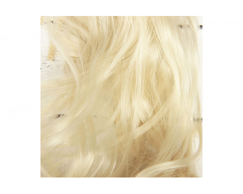 Волосы-трессы кудри длина 40 см, ширина 50 см, цвет блондин 88