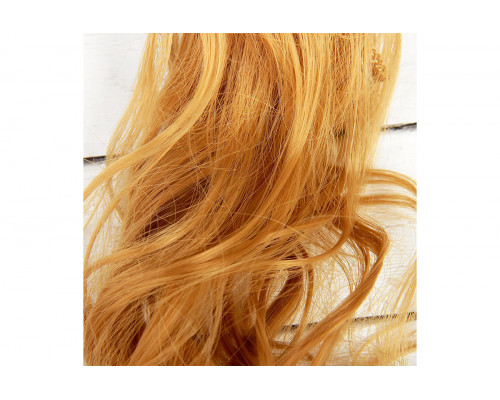 Волосы-трессы кудри длина 40 см, ширина 50 см, цвет русый 27