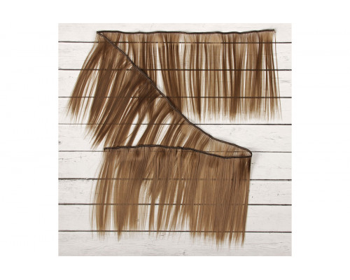 Волосы-трессы прямые длина 15 см, ширина 100 см, цвет русый 18В