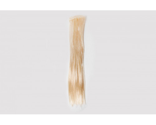 Волосы-трессы прямые длина 25 см, ширина 50 см, цвет блондин Р612