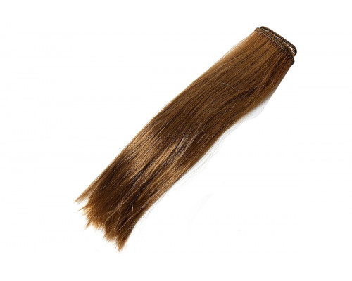 Волосы-трессы прямые длина 25 см, ширина 50 см, цвет лесной орех Р8