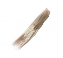 Волосы-трессы прямые длина 25 см, ширина 50 см, цвет пепельный Р66