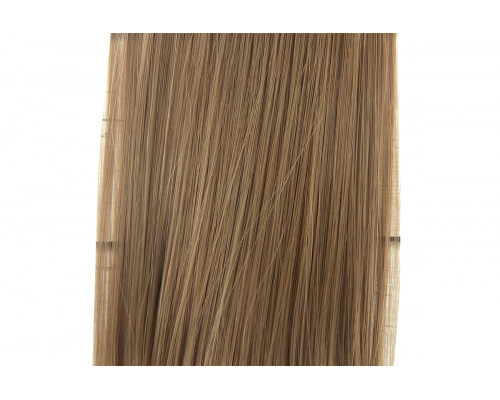 Волосы-трессы прямые длина 40 см, ширина 50 см, цвет бежевый блонд 18