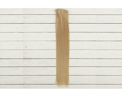 Волосы-трессы прямые длина 40 см, ширина 50 см, цвет блондин 16