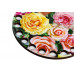 Заготовка для вязания круг 10 см «Разноцветные розы»