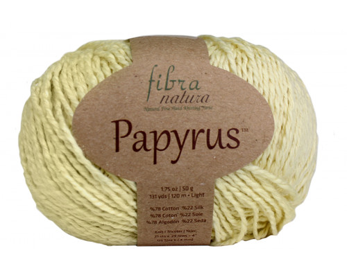 Пряжа Fibra Natura Papyrus (Фибра Натура Папирус) – цвет 229-03 желтый
