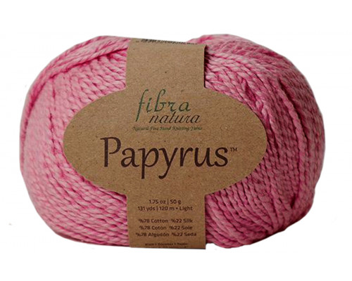 Пряжа Fibra Natura Papyrus (Фибра Натура Папирус) – цвет 229-07 розовый