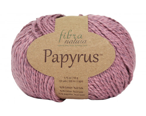 Пряжа Fibra Natura Papyrus (Фибра Натура Папирус) – цвет 229-11 темный розово-сиреневый