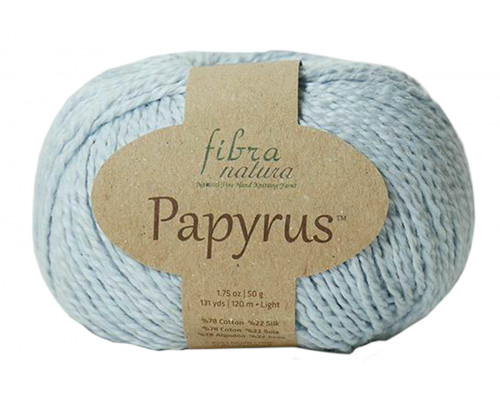 Пряжа Fibra Natura Papyrus (Фибра Натура Папирус) – цвет 229-13 серо-голубой
