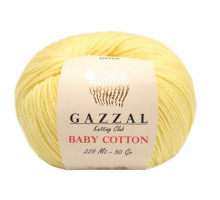 Gazzal Baby Cotton 3413 светло-желтый