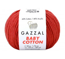 Gazzal Baby Cotton 3418 темный коралл