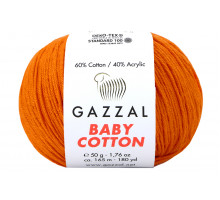 Gazzal Baby Cotton 3419 оранжевый