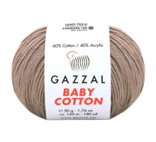 Gazzal Baby Cotton 3434 молочный шоколад