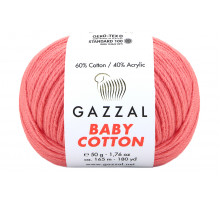 Gazzal Baby Cotton 3435 ярко-коралловый