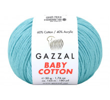 Gazzal Baby Cotton 3451 бирюзово-голубой