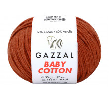 Gazzal Baby Cotton 3453 красно-коричневый