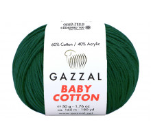 Gazzal Baby Cotton 3467 темно-зеленый