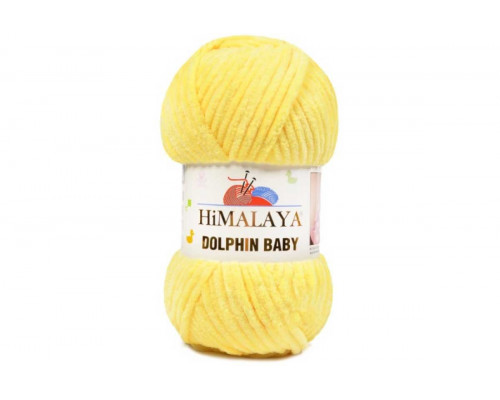 Пряжа Гималаи/Хималая Долфин Беби – цвет 80302 желтый