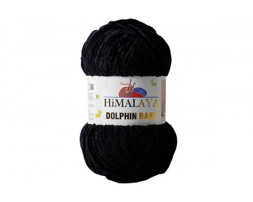 Пряжа Гималаи/Хималая Долфин Беби – цвет 80311 черный