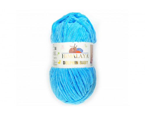 Пряжа Гималаи/Хималая Долфин Беби – цвет 80326 ярко-голубой