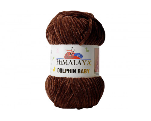 Пряжа Гималаи/Хималая Долфин Беби – цвет 80336 коричневый