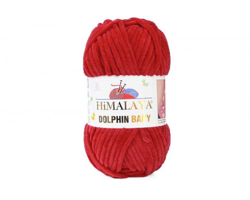 Пряжа Гималаи/Хималая Долфин Беби – цвет 80352 темно-красный