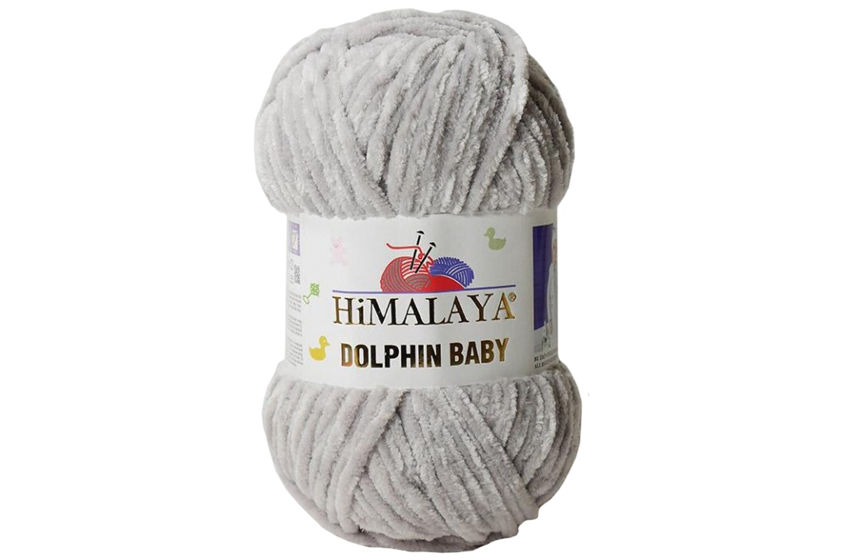 Пряжу Himalaya Dolphin Baby цвет 80357 пепельный – купить дешево