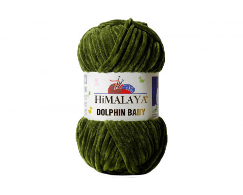 Пряжа Гималаи/Хималая Долфин Беби – цвет 80361 хаки