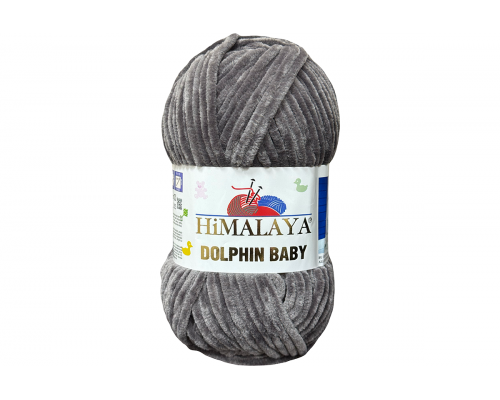 Пряжа Гималаи/Хималая Долфин Беби – цвет 80382 темно-серый