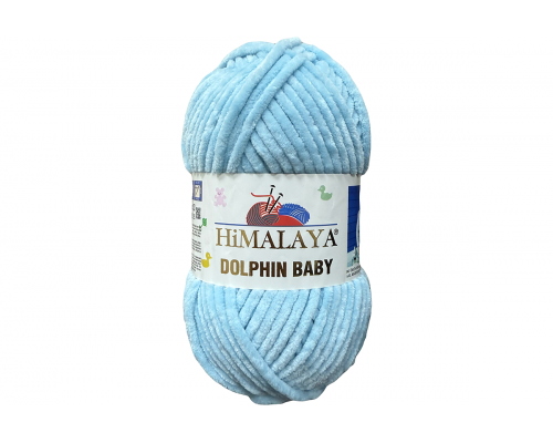 Пряжа Гималаи/Хималая Долфин Беби – цвет 80385 небесно-голубой