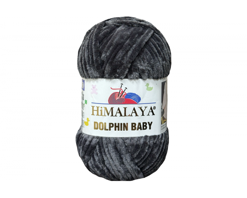 Пряжа Гималаи/Хималая Долфин Беби – цвет 80394 темный графит