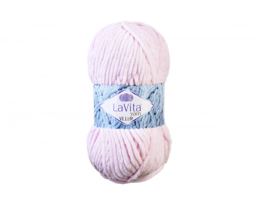 Пряжа ЛаВита Ярн Велюр – цвет 4005 нежно-розовый