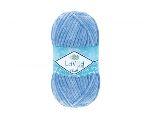 Пряжа ЛаВита Ярн Велюр – цвет 5053 небесно-голубой