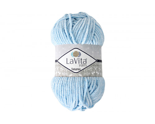 Пряжа ЛаВита Ярн Велюрекс – цвет 5010 светло-голубой