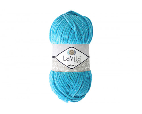 Пряжа ЛаВита Ярн Велюрекс – цвет 5801 голубая бирюза